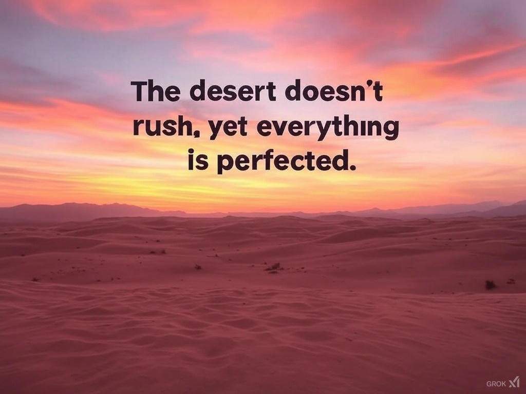 Desert sunset captions for Instagram