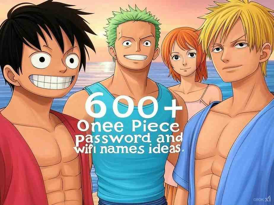 One Piece password deas