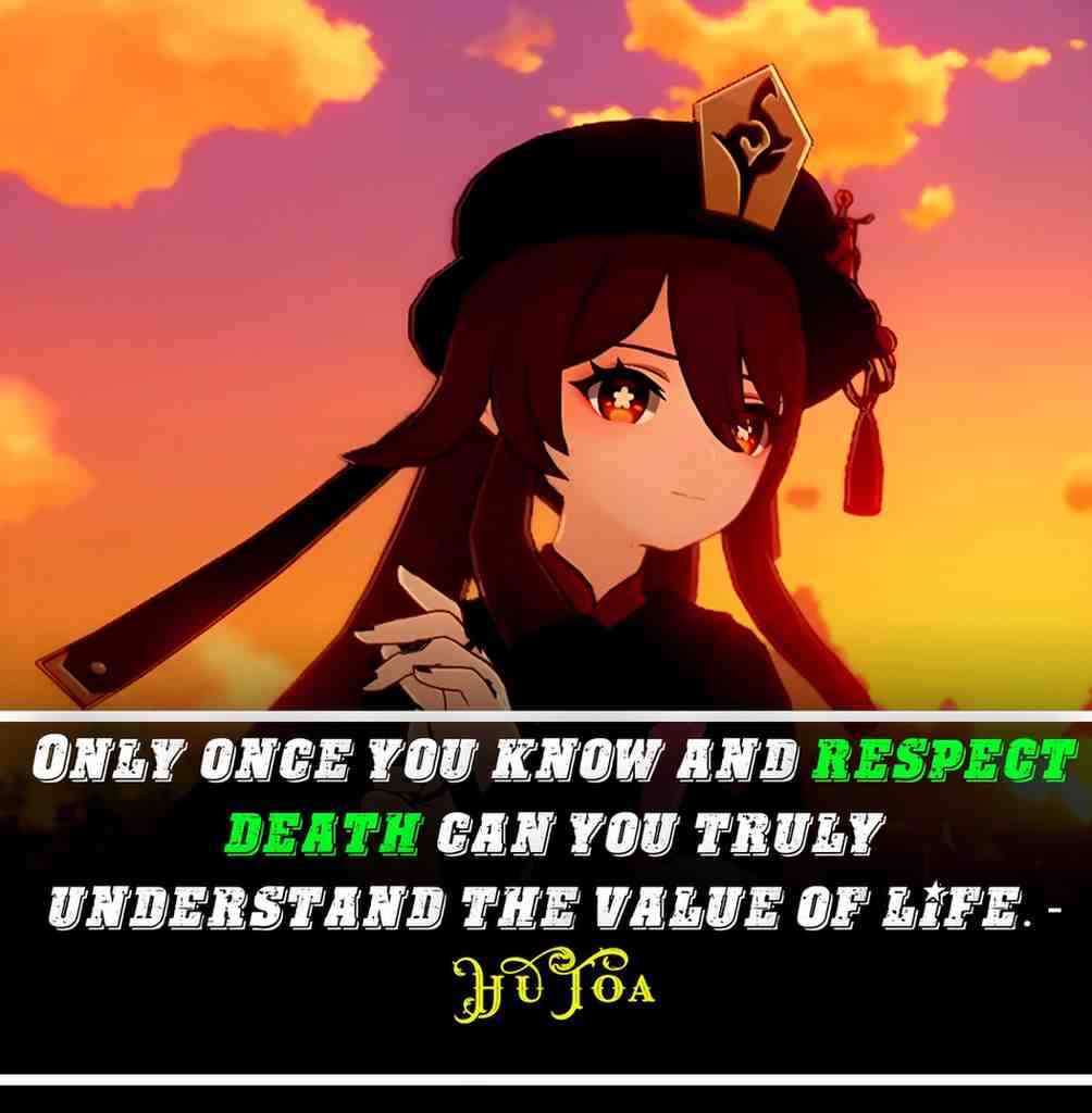 Sad and inspirational Genshin Impact quotes