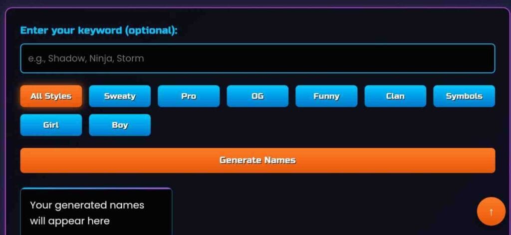 fortnite symbols and names generator